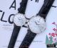 Perfect Replica Longines Black Dial Brown Leather Strap Quartz Couple Watch (8)_th.jpg